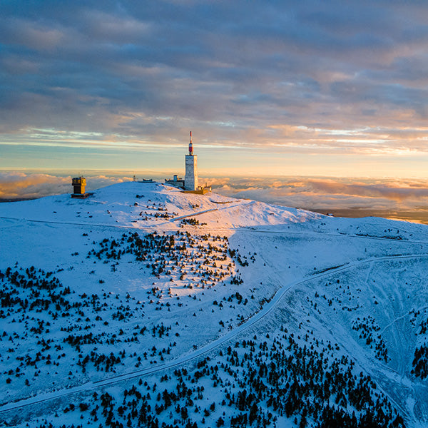 Winter on the slopes of Mont-Ventoux