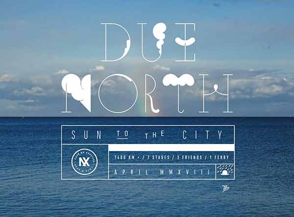 Due north: Sun to the city