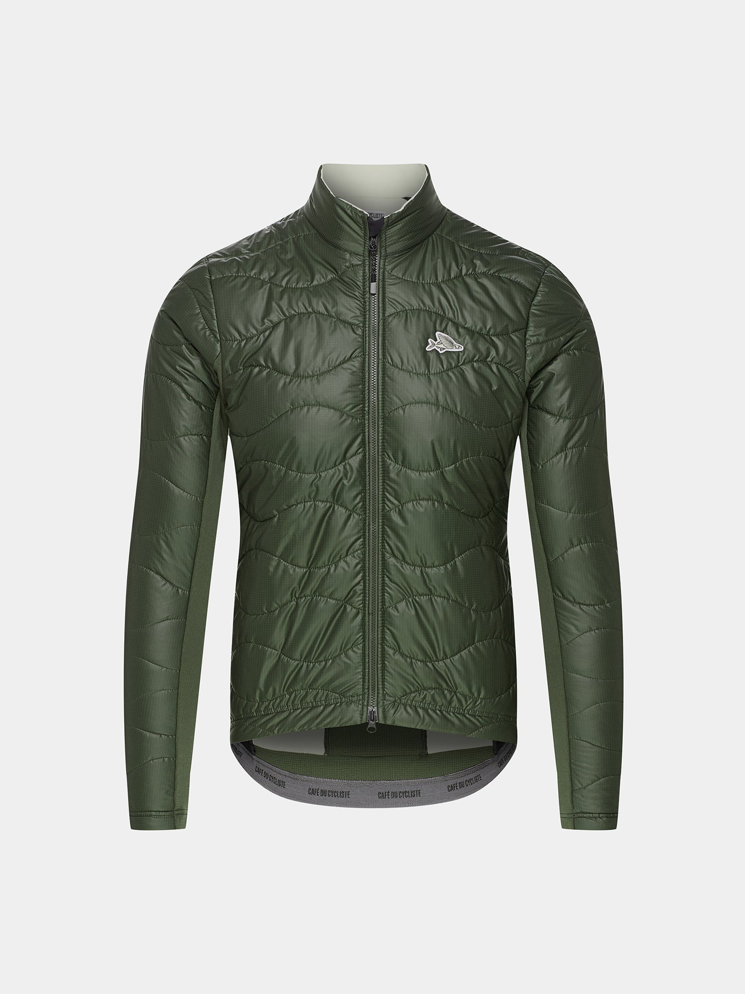 Quilted cycling jacket hotsell